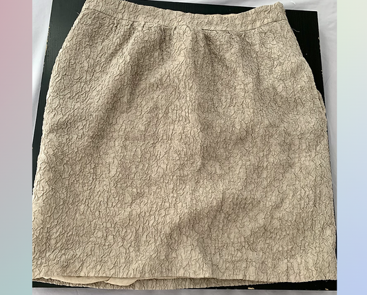Moschino Gold Pencil Skirt